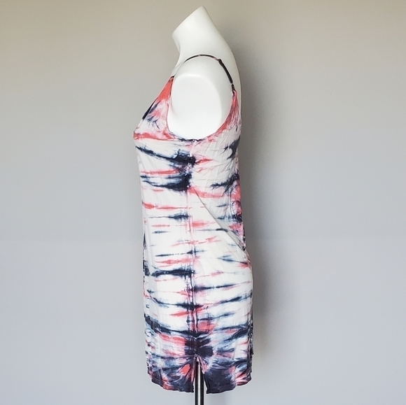 YFB Young Fabulous & Broke Mini Slip Dress in Denim/Replica Wash - Picture 5 of 9